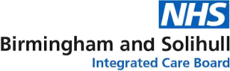 NHS Birmingham and Solihull Integrated Care Board logo