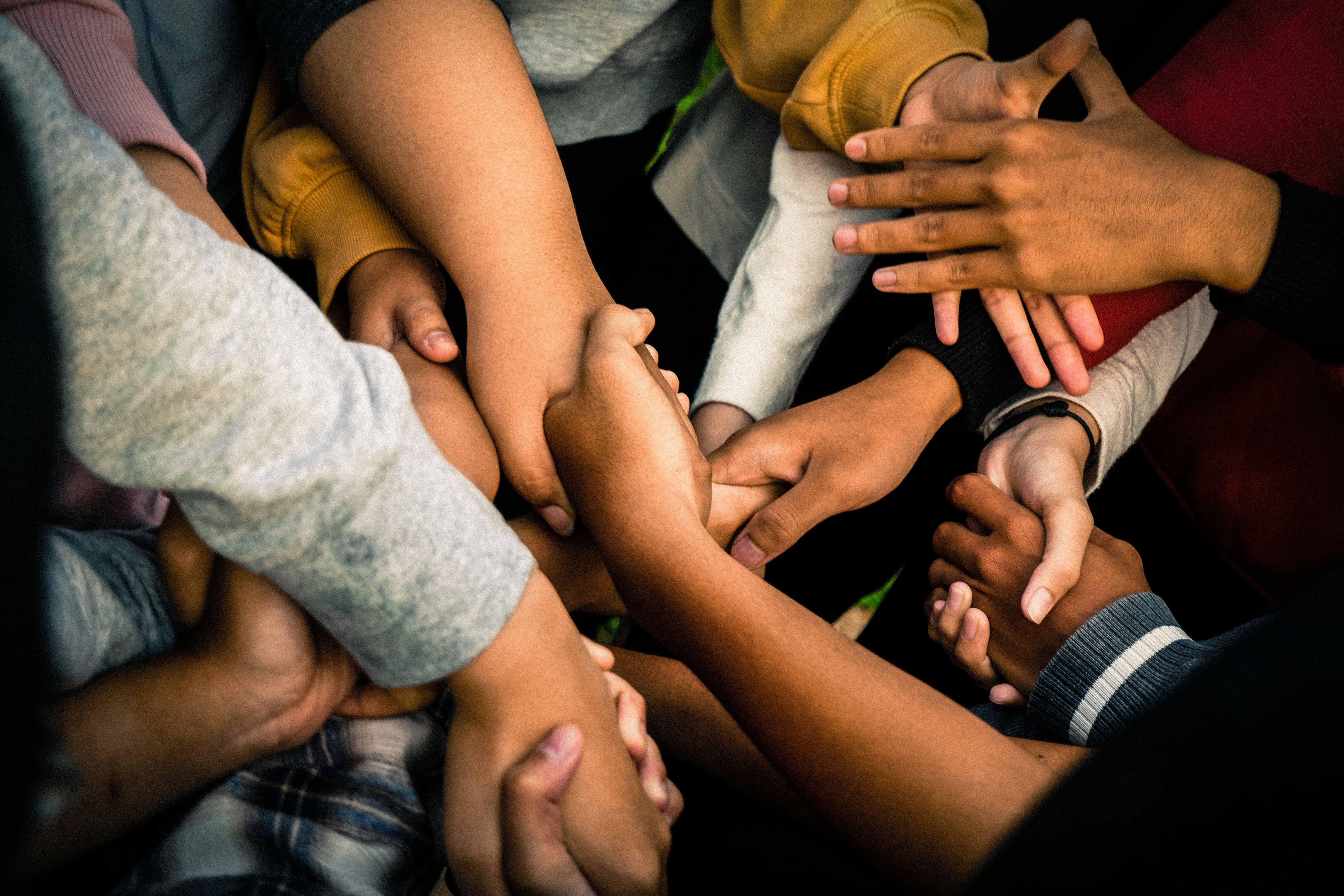 Charity partnership handshake