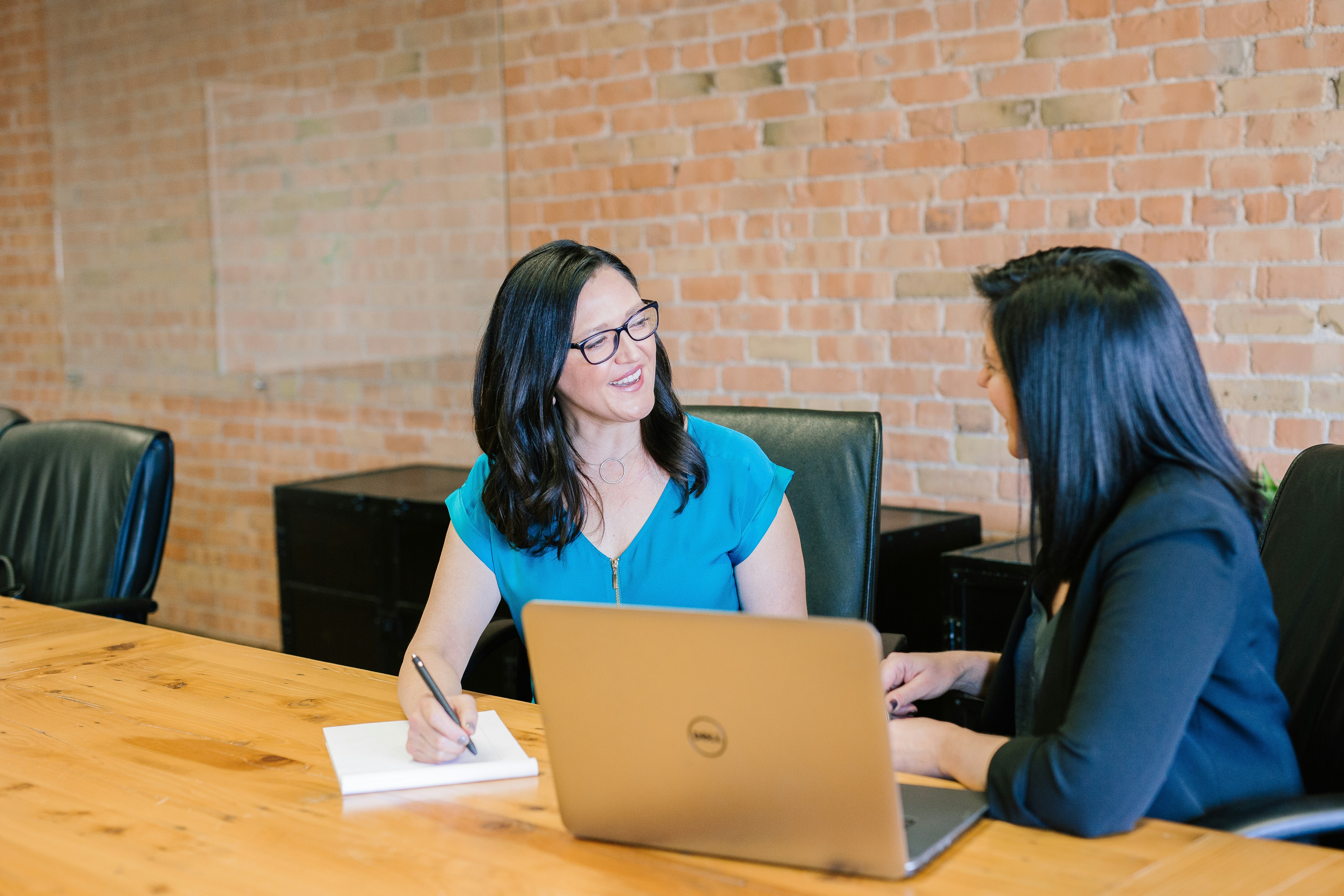 Woman in a legal meeting